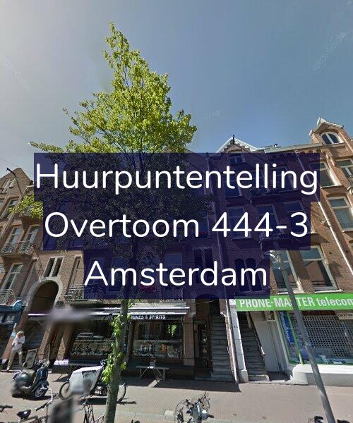 Foto gevel Huurpuntentelling voor Overtoom 444-3, Amsterdam