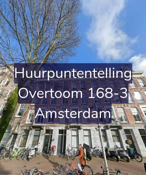 Foto gevel Huurpuntentelling voor Overtoom 168-3, Amsterdam