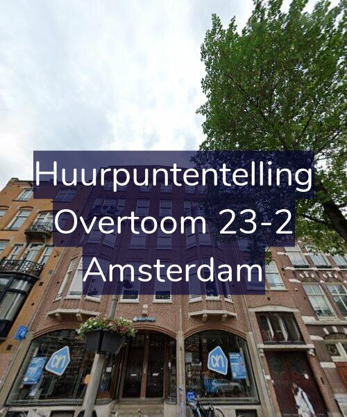 Foto gevel Huurpuntentelling voor Overtoom 23-2, Amsterdam