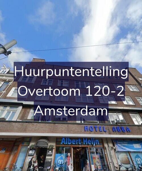 Foto gevel Huurpuntentelling voor Overtoom 120-2, Amsterdam