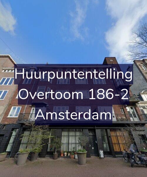 Foto gevel Huurpuntentelling voor Overtoom 186-2, Amsterdam