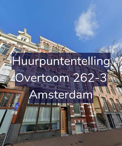 Foto gevel Huurpuntentelling voor Overtoom 262-3, Amsterdam