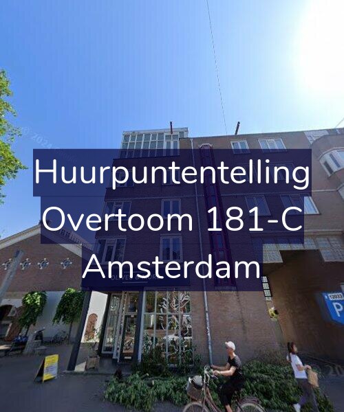 Foto gevel Huurpuntentelling voor Overtoom 181-C, Amsterdam