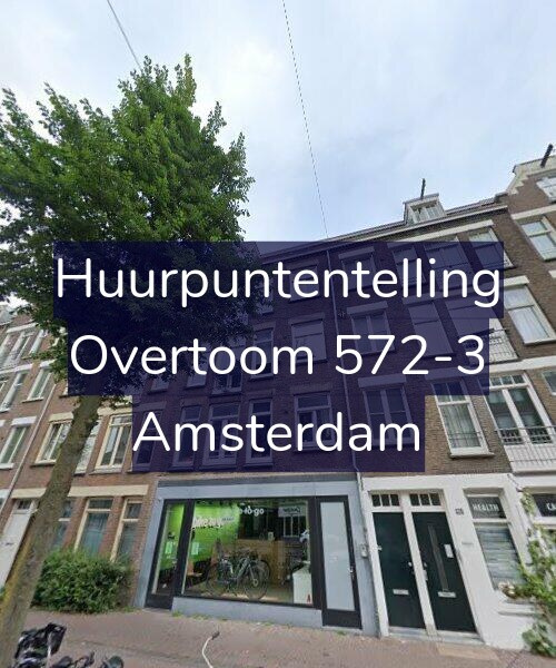 Foto gevel Huurpuntentelling voor Overtoom 572-3, Amsterdam