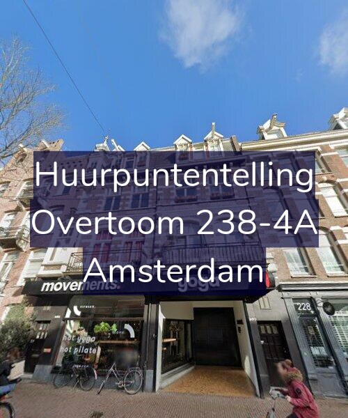 Foto gevel Huurpuntentelling voor Overtoom 238-4A, Amsterdam
