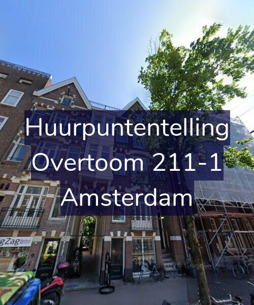 Foto gevel Huurpuntentelling voor Overtoom 211-1, Amsterdam
