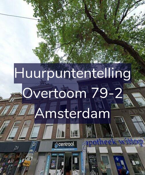 Foto gevel Huurpuntentelling voor Overtoom 79-2, Amsterdam