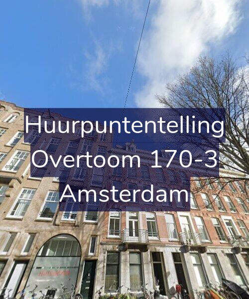 Foto gevel Huurpuntentelling voor Overtoom 170-3, Amsterdam