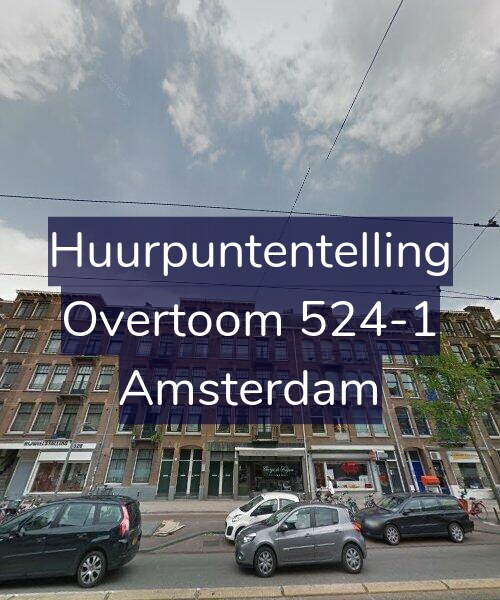 Foto gevel Huurpuntentelling voor Overtoom 524-1, Amsterdam