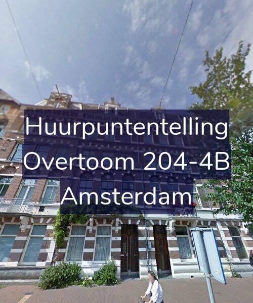 Foto gevel Huurpuntentelling voor Overtoom 204-4B, Amsterdam