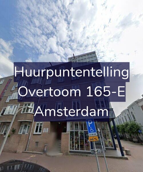 Foto gevel Huurpuntentelling voor Overtoom 165-E, Amsterdam