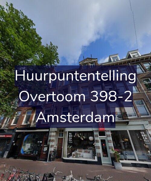 Foto gevel Huurpuntentelling voor Overtoom 398-2, Amsterdam
