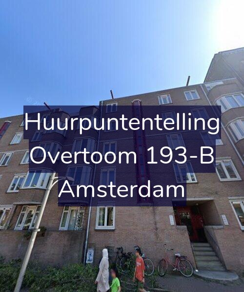 Foto gevel Huurpuntentelling voor Overtoom 193-B, Amsterdam
