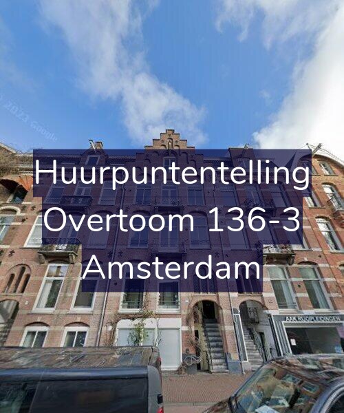 Foto gevel Huurpuntentelling voor Overtoom 136-3, Amsterdam