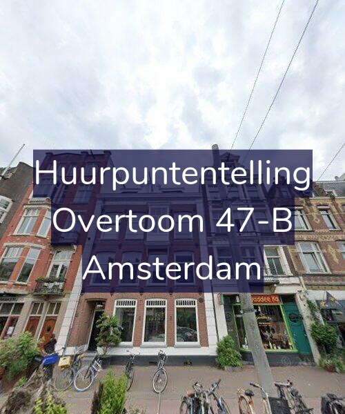 Foto gevel Huurpuntentelling voor Overtoom 47-B, Amsterdam