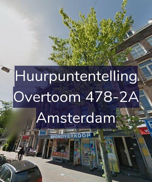 Foto gevel Huurpuntentelling voor Overtoom 478-2A, Amsterdam