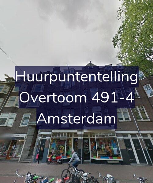 Foto gevel Huurpuntentelling voor Overtoom 491-4, Amsterdam