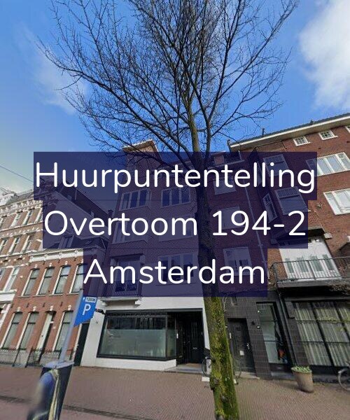 Foto gevel Huurpuntentelling voor Overtoom 194-2, Amsterdam