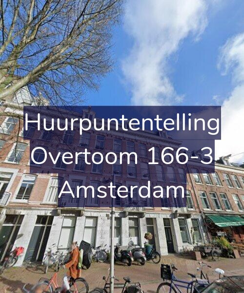 Foto gevel Huurpuntentelling voor Overtoom 166-3, Amsterdam