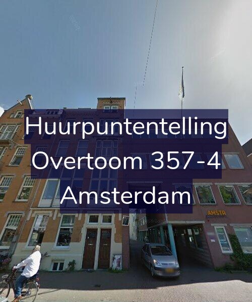 Foto gevel Huurpuntentelling voor Overtoom 357-4, Amsterdam