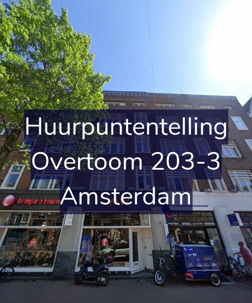 Foto gevel Huurpuntentelling voor Overtoom 203-3, Amsterdam