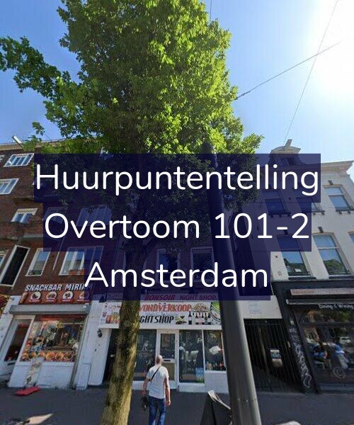 Foto gevel Huurpuntentelling voor Overtoom 101-2, Amsterdam