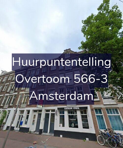 Foto gevel Huurpuntentelling voor Overtoom 566-3, Amsterdam