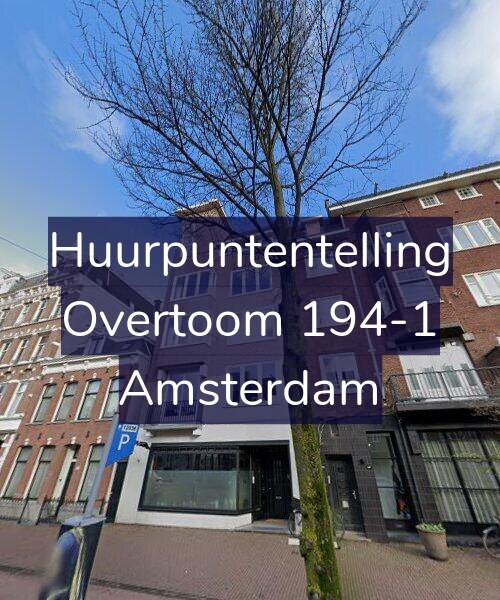 Foto gevel Huurpuntentelling voor Overtoom 194-1, Amsterdam