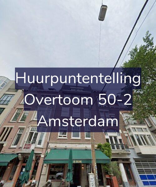 Foto gevel Huurpuntentelling voor Overtoom 50-2, Amsterdam