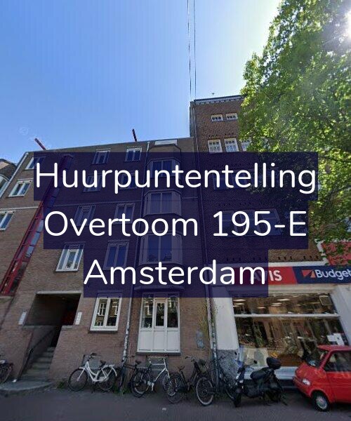 Foto gevel Huurpuntentelling voor Overtoom 195-E, Amsterdam