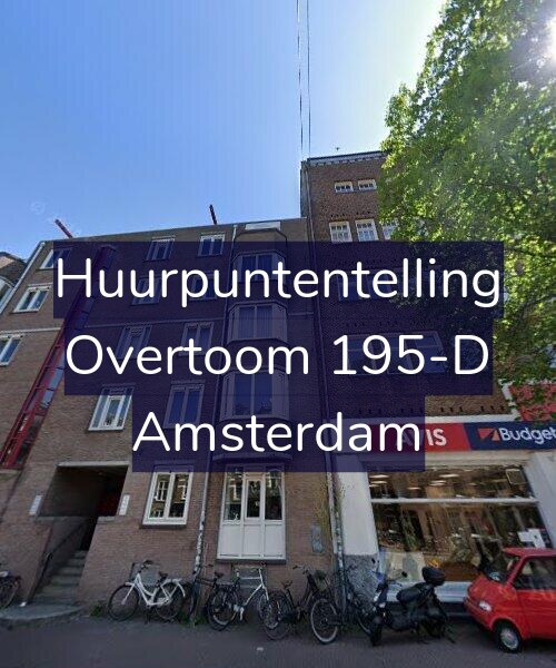 Foto gevel Huurpuntentelling voor Overtoom 195-D, Amsterdam