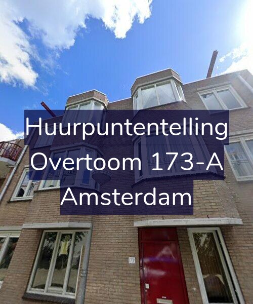 Foto gevel Huurpuntentelling voor Overtoom 173-A, Amsterdam