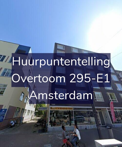 Foto gevel Huurpuntentelling voor Overtoom 295-E1, Amsterdam