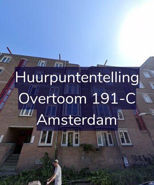 Foto gevel Huurpuntentelling voor Overtoom 191-C, Amsterdam