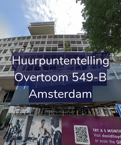 Foto gevel Huurpuntentelling voor Overtoom 549-B, Amsterdam
