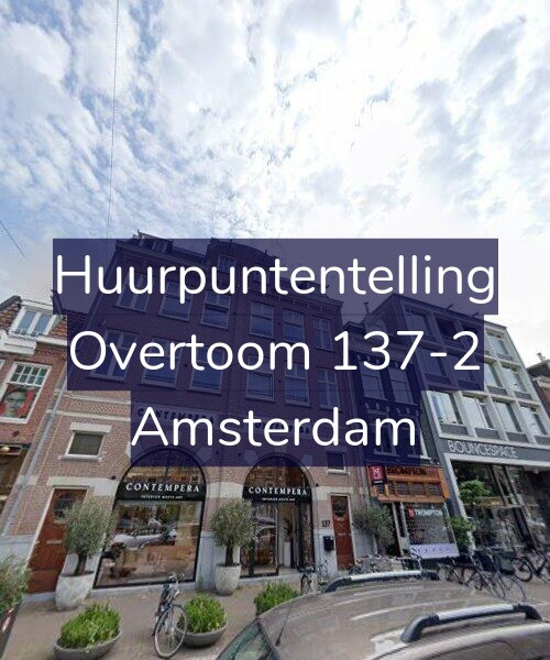 Foto gevel Huurpuntentelling voor Overtoom 137-2, Amsterdam