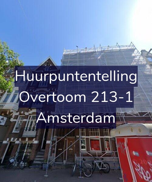 Foto gevel Huurpuntentelling voor Overtoom 213-1, Amsterdam