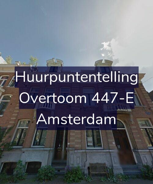 Foto gevel Huurpuntentelling voor Overtoom 447-E, Amsterdam