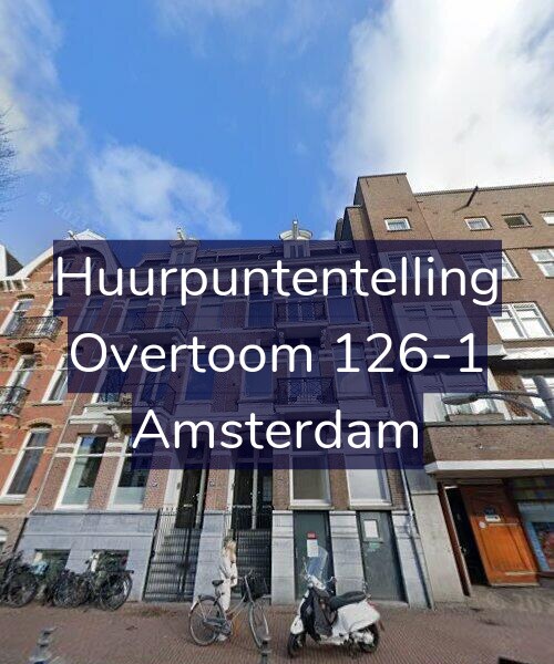 Foto gevel Huurpuntentelling voor Overtoom 126-1, Amsterdam