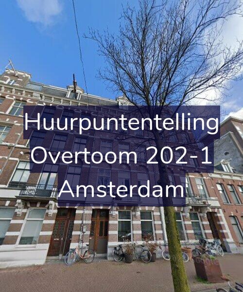 Foto gevel Huurpuntentelling voor Overtoom 202-1, Amsterdam
