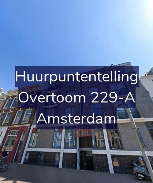 Foto gevel Huurpuntentelling voor Overtoom 229-A, Amsterdam