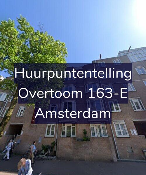 Foto gevel Huurpuntentelling voor Overtoom 163-E, Amsterdam