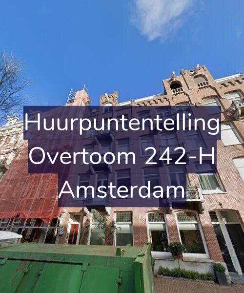 Foto gevel Huurpuntentelling voor Overtoom 242-H, Amsterdam