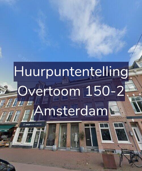 Foto gevel Huurpuntentelling voor Overtoom 150-2, Amsterdam