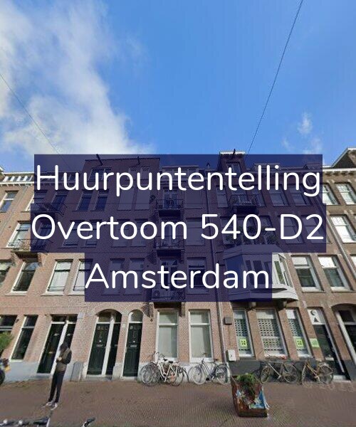 Foto gevel Huurpuntentelling voor Overtoom 540-D2, Amsterdam