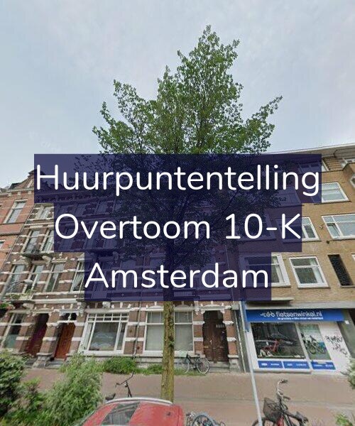 Foto gevel Huurpuntentelling voor Overtoom 10-K, Amsterdam