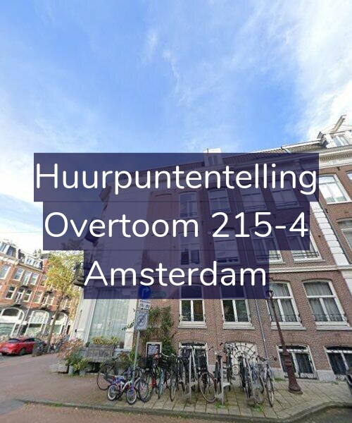 Foto gevel Huurpuntentelling voor Overtoom 215-4, Amsterdam