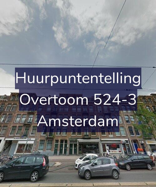 Foto gevel Huurpuntentelling voor Overtoom 524-3, Amsterdam
