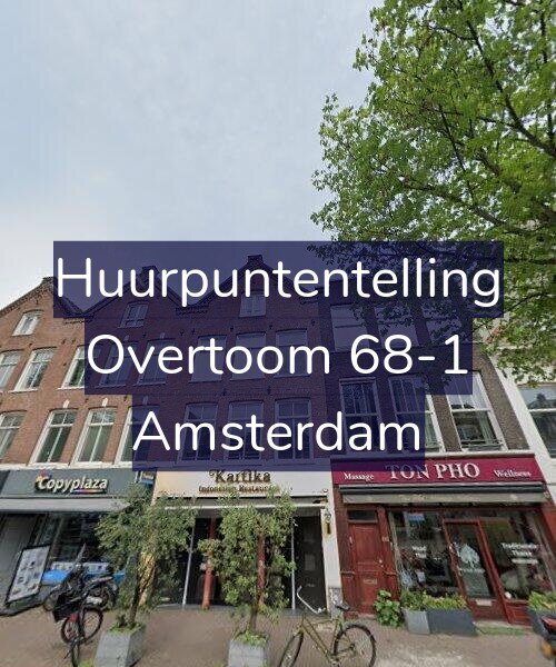 Foto gevel Huurpuntentelling voor Overtoom 68-1, Amsterdam
