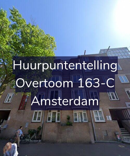 Foto gevel Huurpuntentelling voor Overtoom 163-C, Amsterdam